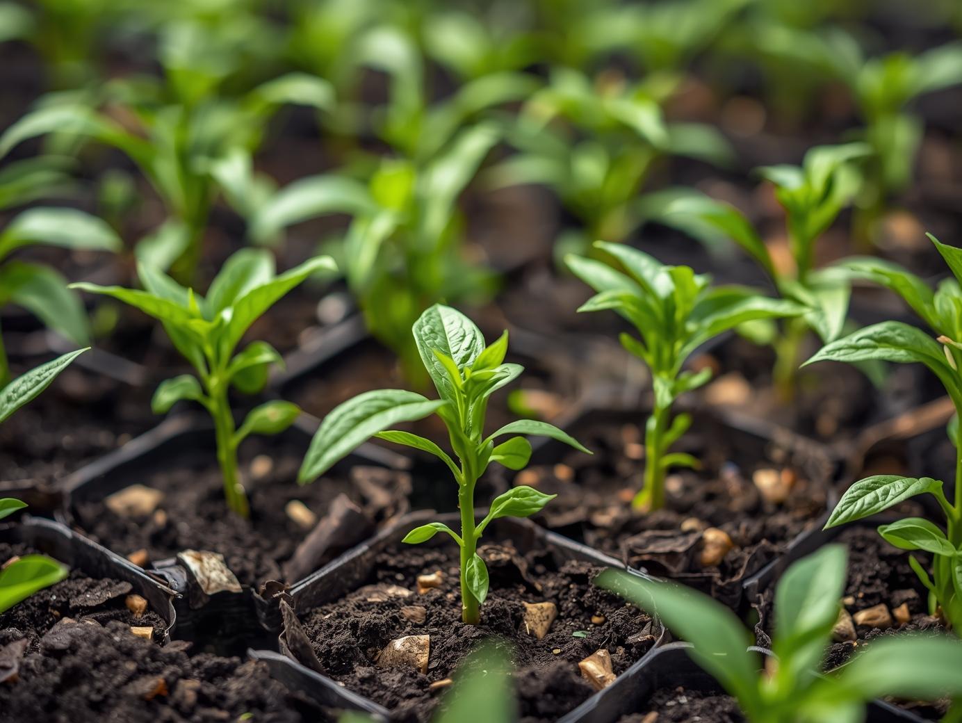Capsicum (Green Pepper) Seedlings (2)