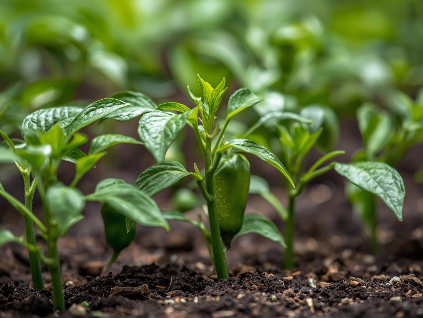 Capsicum (Green Pepper) Seedlings (3)