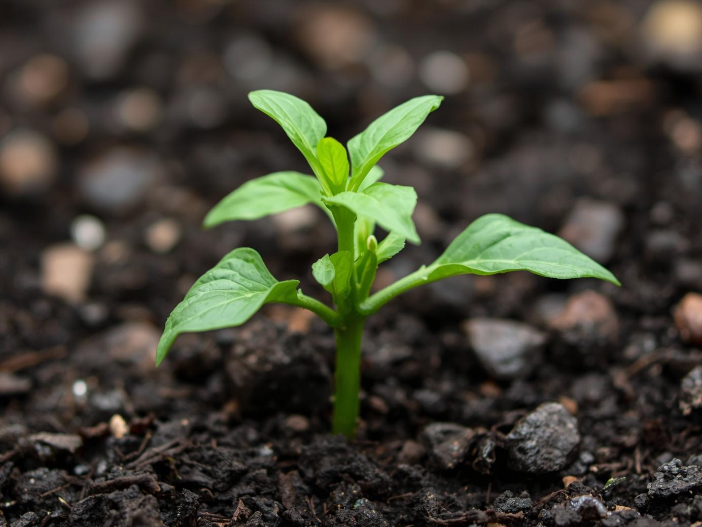Capsicum (Green Pepper) Seedlings