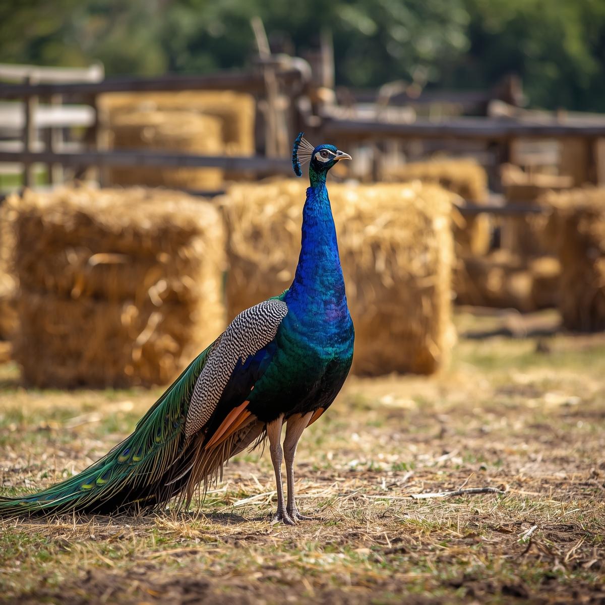 Peacock in farm (3)