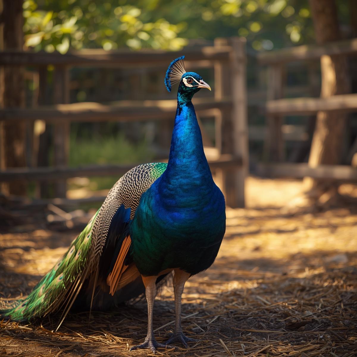 Peacock in farm (4)