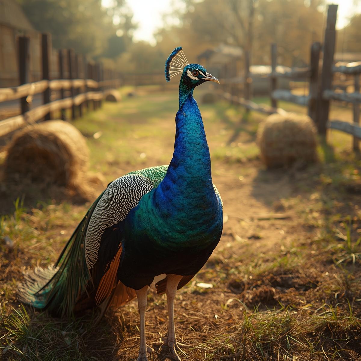 Peacock in farm (5)
