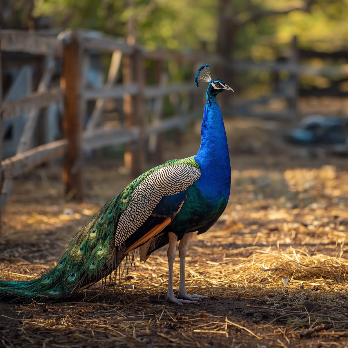 Peacock in farm (6)
