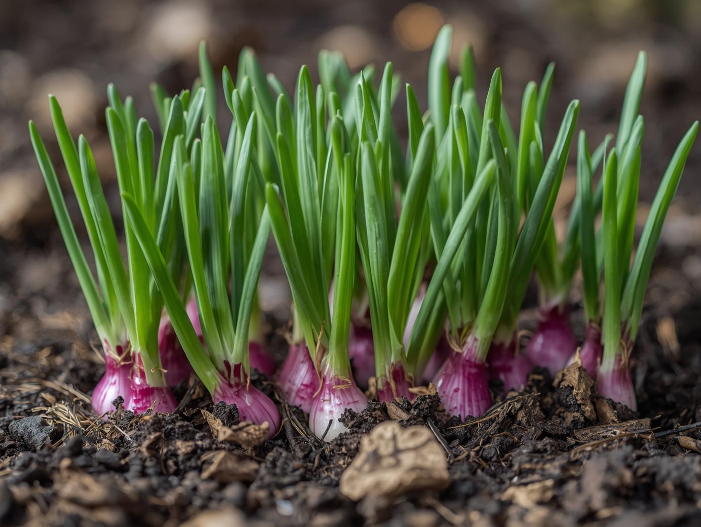 Red Onions seedlings (1)